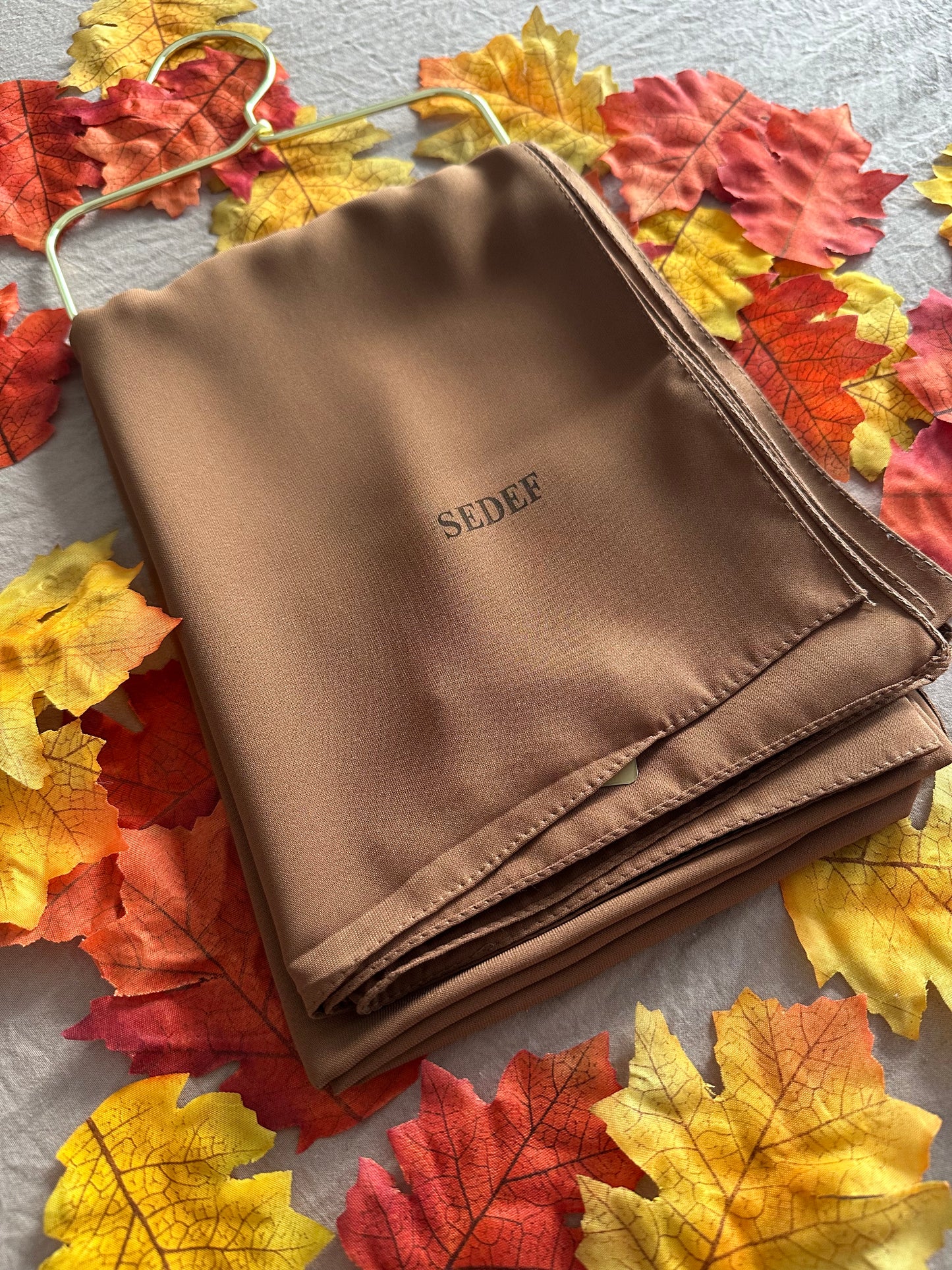 Hijab Soie de Médine – Camel Clair