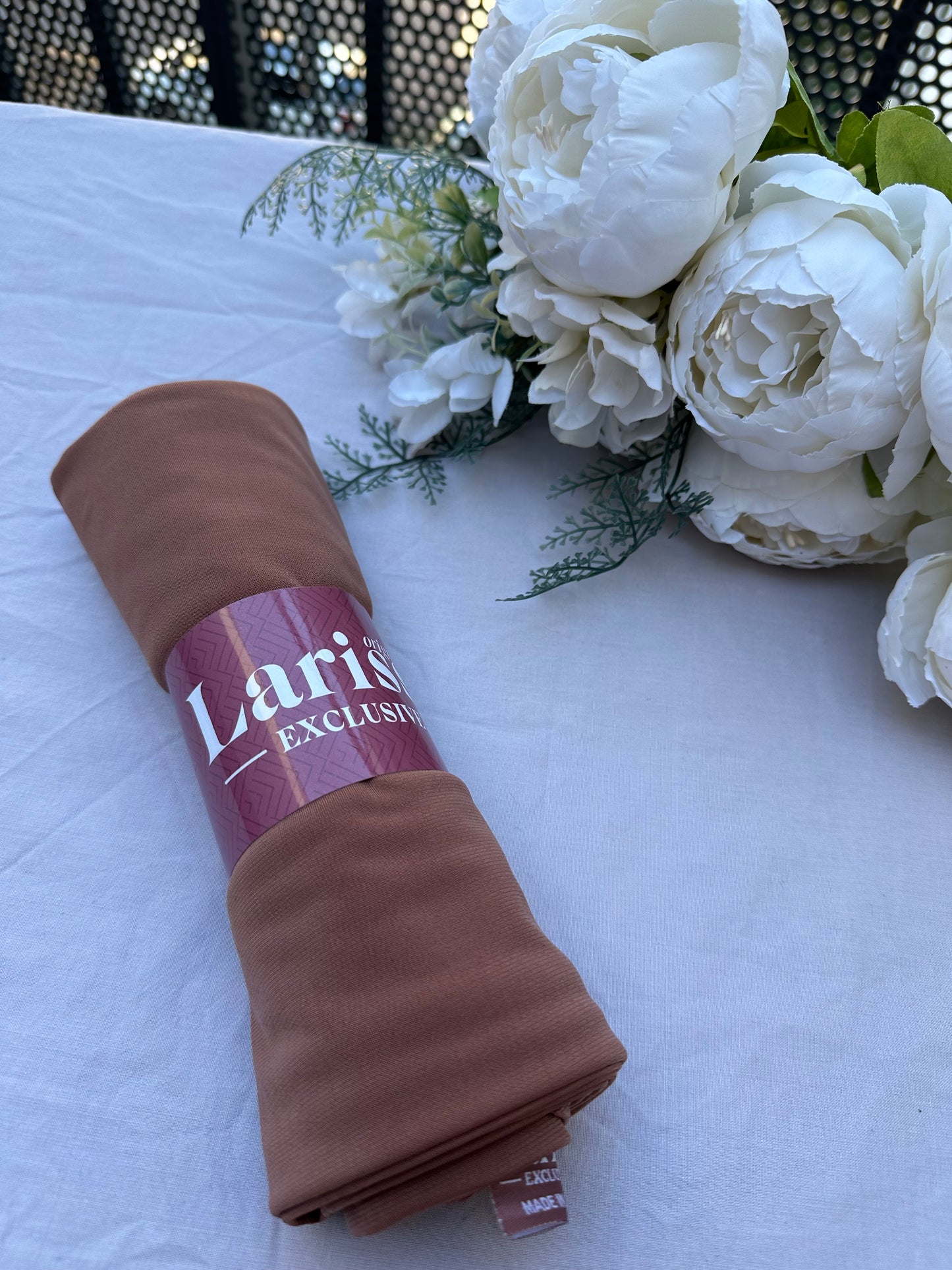 Hijab Jersey Premium Cacao – Fraîcheur & Élégance