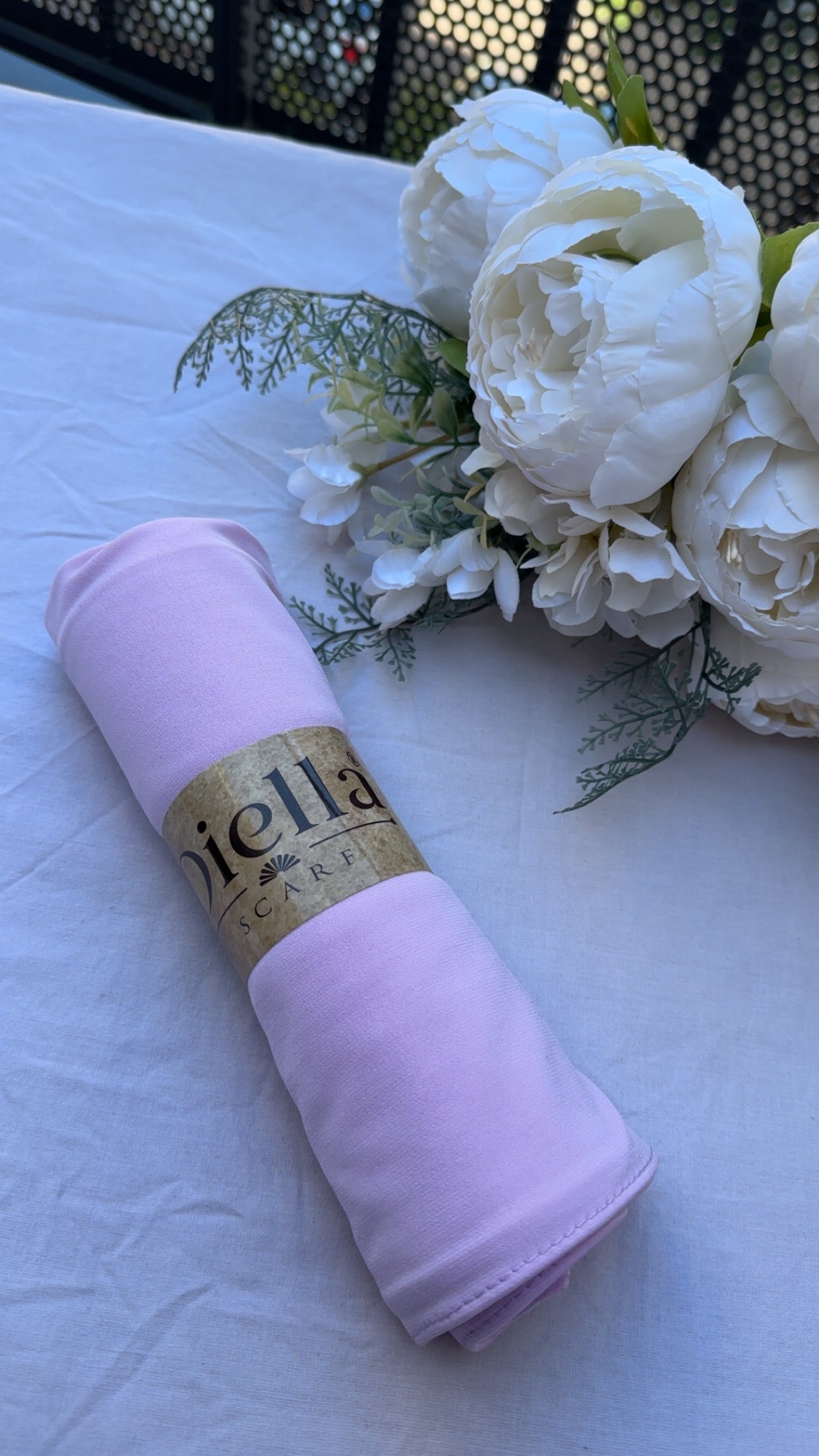 Hijab Jersey Premium Lilas pastel – Fraîcheur & Élégance