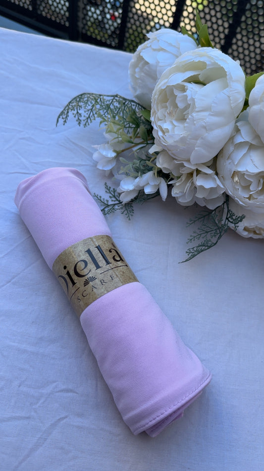 Hijab Jersey Premium Lilas pastel – Fraîcheur & Élégance