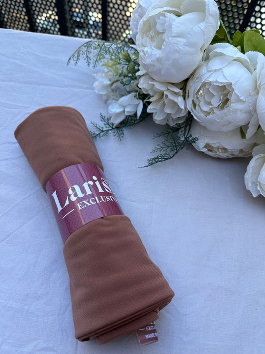 Hijab Jersey Premium Cacao – Fraîcheur & Élégance