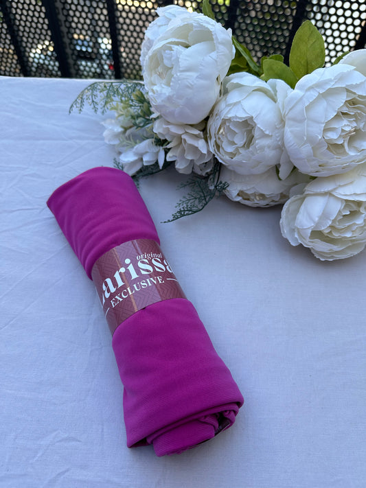 Hijab Jersey Premium Fuchsia – Fraîcheur & Élégance
