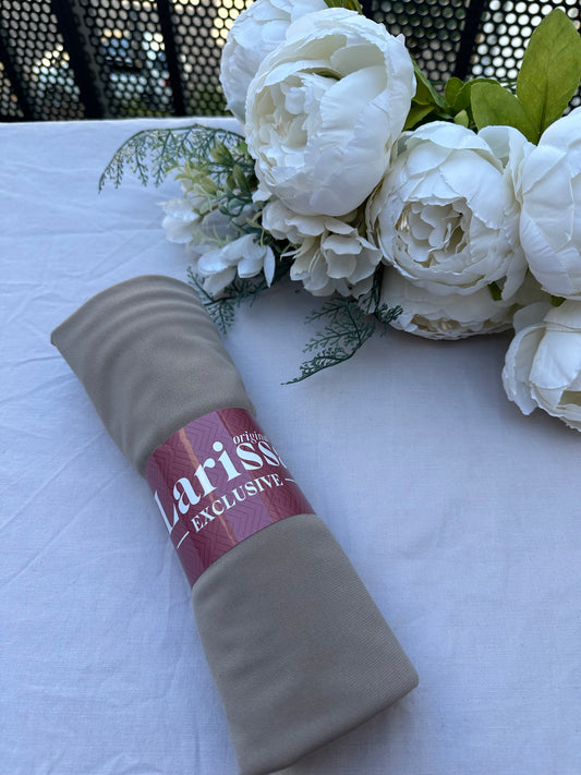 Hijab Jersey Premium Taupe – Neutre & Raffiné